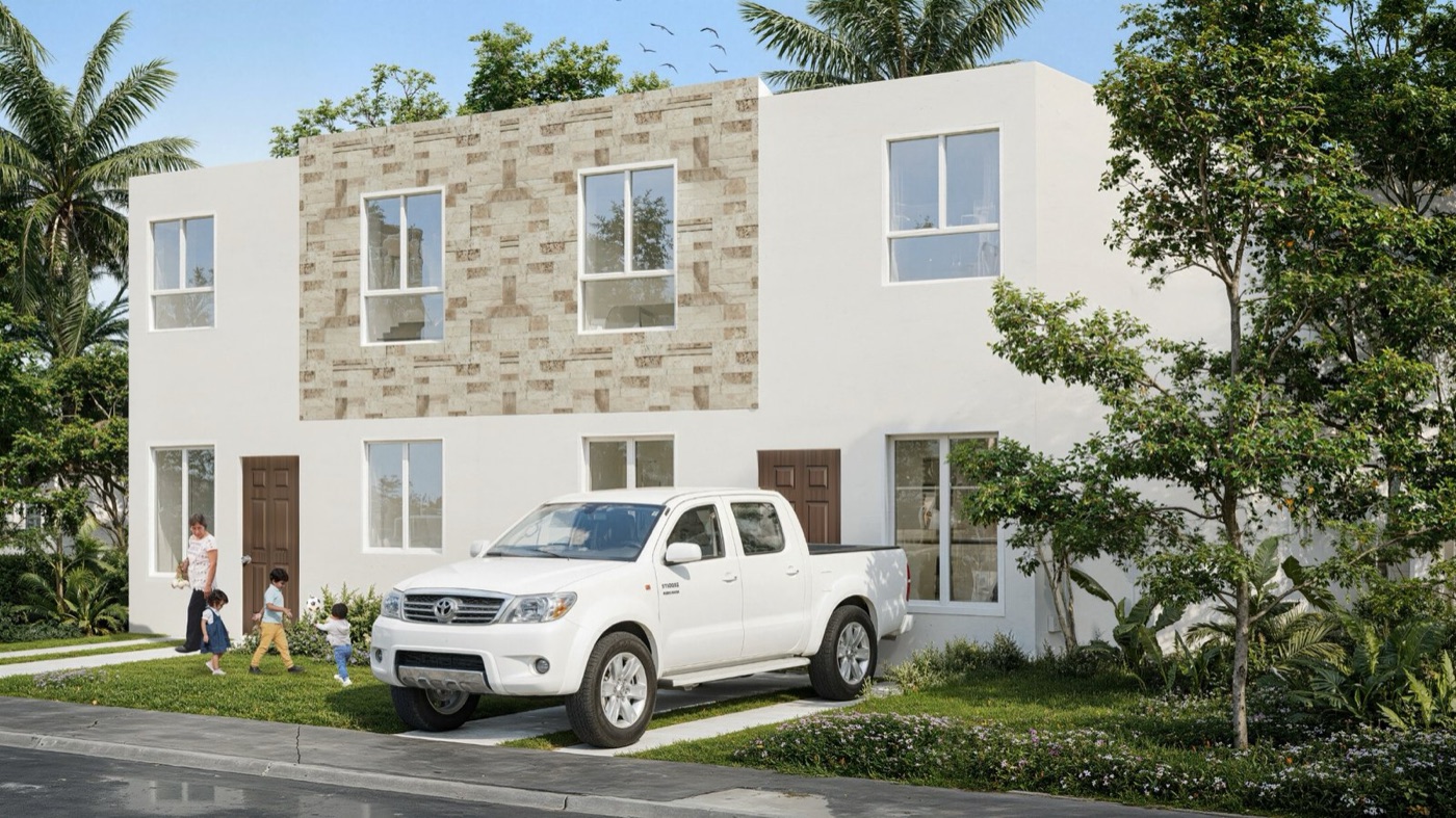 Fachada Modelo DP-75 — Palmare Residencial