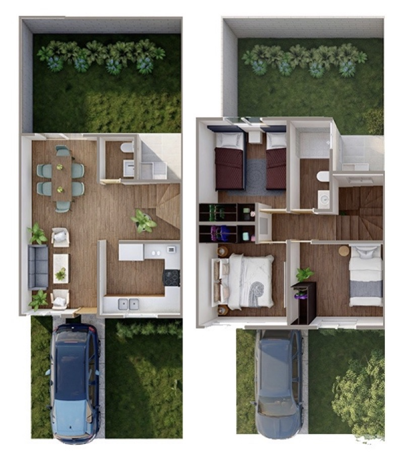 Planta arquitectónica Modelo DP-75