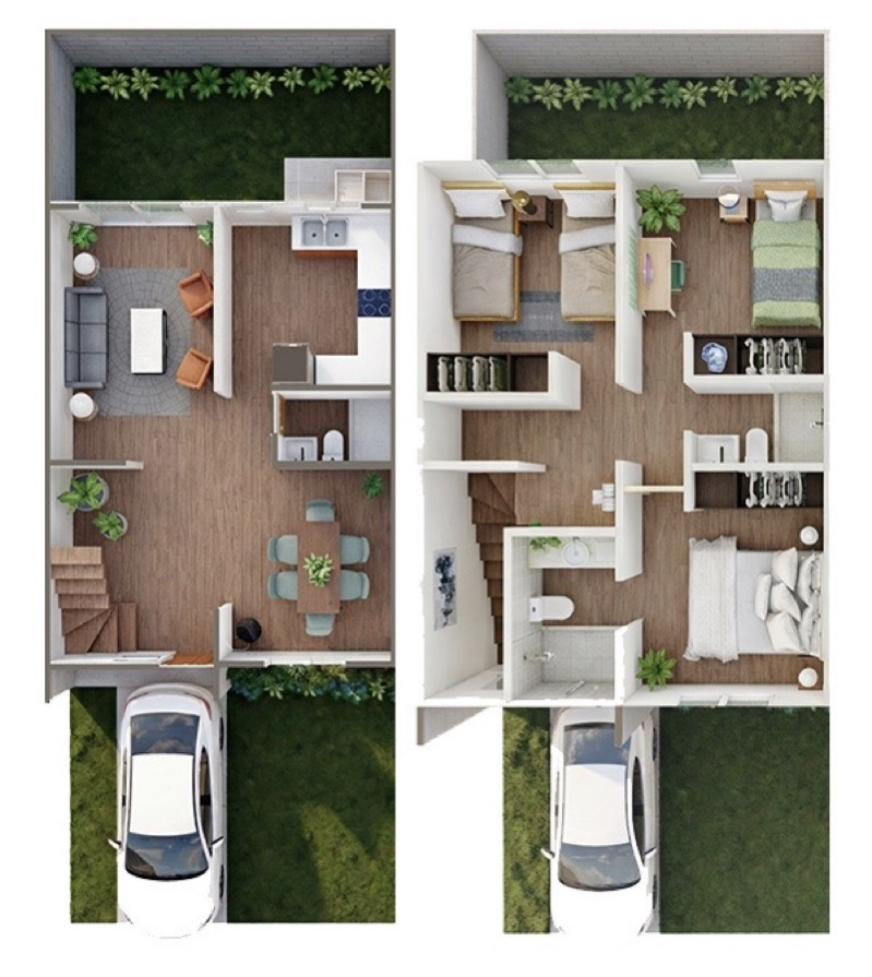 Planta arquitectónica Modelo DP-96